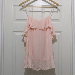 Free People Intimately Petal Ruffle Cami Top